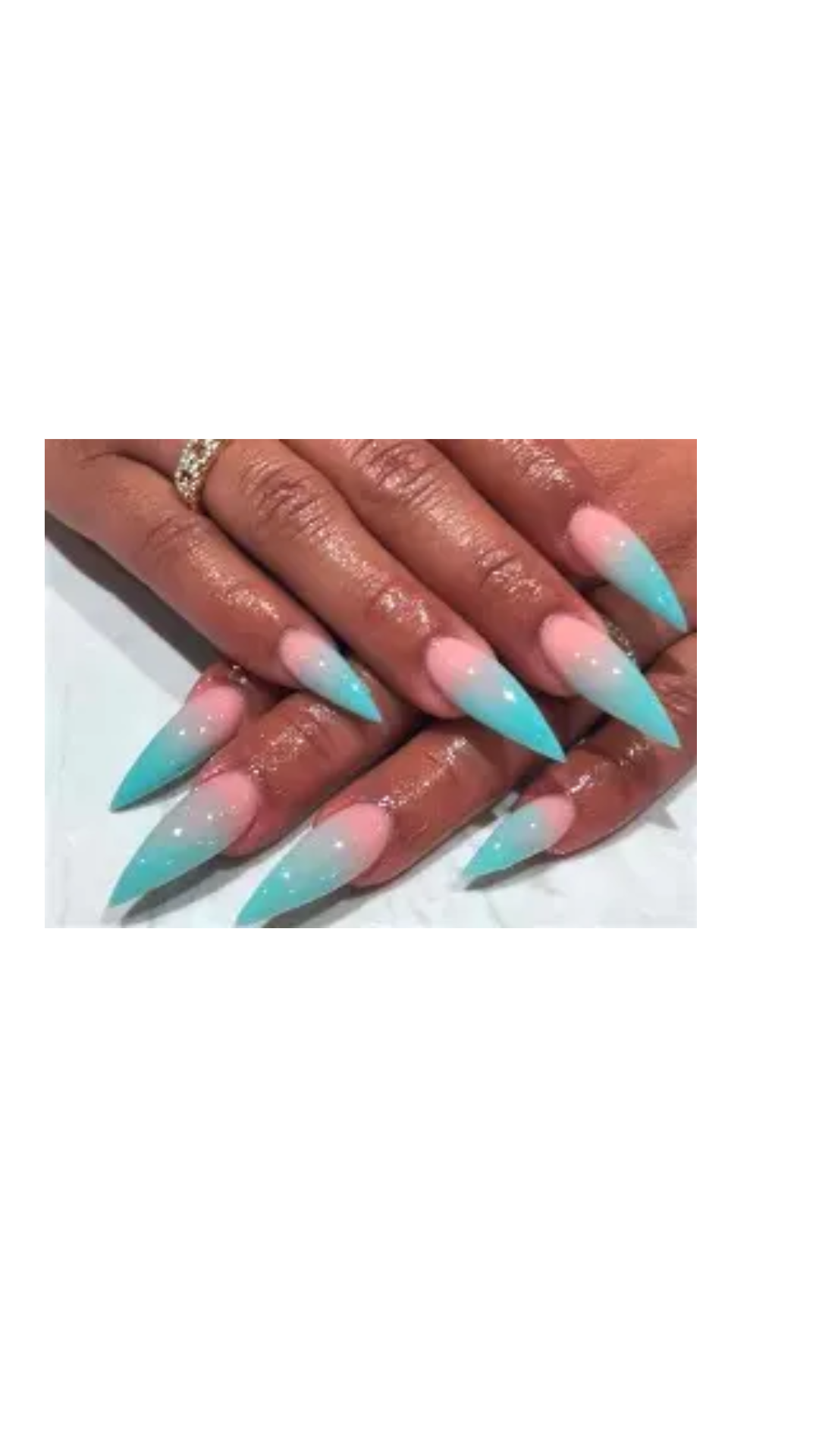Ocean Blue Press-On Nails – Salon-Quality Set