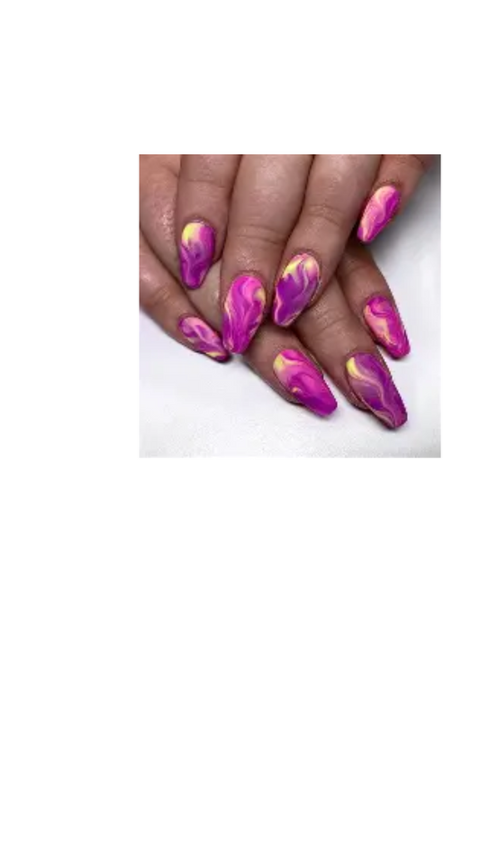 Marble Luxe Press-On Nails – Elegant Stone Effect